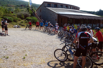 mit mtbeer in den Bikeferien in der Toscana