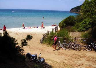 mit mtbeer in den Bikeferien in der Toscana