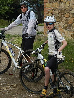 Elia berichtet von den Bike-Ferien in der Toscana...