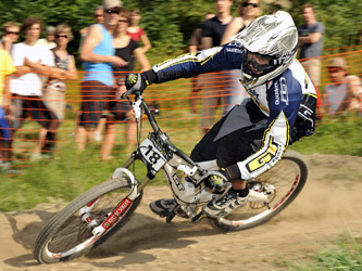 Marcel am European Cup in Châtel